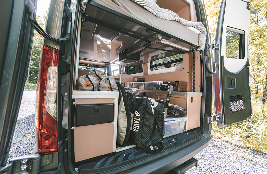 Formica Danish Maple (8906) laminate storage units